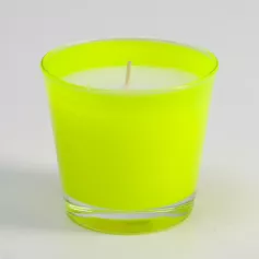 Свеча ароматическая в стакане "Неон", 9х8,2 см, желтый 5532693