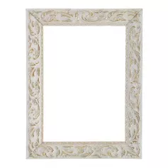Рама для зеркал и картин 18*24*4см., цвет бело-золотой (арт. 1386395)