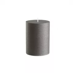Свеча декоративная парафиновая цвет - темно-серый, 7,5x10 см, арт. 64-0202-10