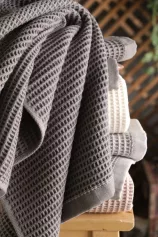 Полотенце Arya Вaфельное 70x140 Rob Светло-серый