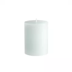 Свеча декоративная парафиновая цвет - белый, 7,5x7,5 см, арт. 64-0201-08