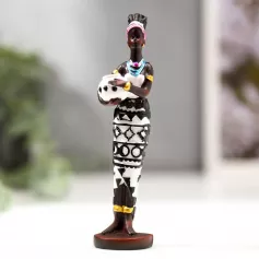 Сувенир "Женщина Африки" 15,5×5×4 см, МИКС 133347