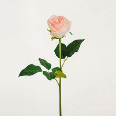 Цветок иск. Роза полузакрытая (светло-розовый) 55см