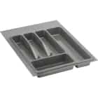 Лоток в ящик 400, (300-340)*(380-490) мм (ЕСО серый металл) - фото 2 - миниатюра