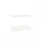 ПОЛКА 565*354 (ДЛЯ ШКАФОВ 450) 2 ШТ В КОМПЛ. (белый шагрень) - фото 2 - миниатюра