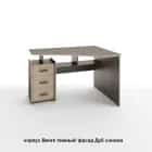 ГЛАЙД (корпус дуб сонома/ фасад белый легкий шелк/ кромка белая) - фото 4 - миниатюра