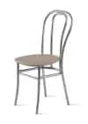 ВЕНСКИЙ (сиденье: ВИК 627/84 (светло-серый)/каркас: металлик) - фото 2 - миниатюра