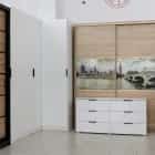 ОСЛО (OSLO) -1400 (белый (легкий шелк)/ ручка СА-6, цвет - черный) - фото 3 - миниатюра