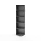 Секция угловая 600 мм (графит) - фото 1 - миниатюра