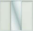 ОРИОН (ЗЕРКАЛО/ЛДСП) (тэффи (легкий шелк)/профиль С хром) - фото 1 - миниатюра