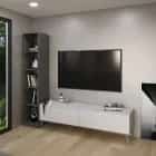 ГЛОСС (белый глянец/стекло белый глянец, опоры белые) - фото 2 - миниатюра