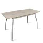 ОРИОН.4 (столешница: Пластик Бежевый камень/каркас: алюминий (светло-серый)) - фото 1 - миниатюра