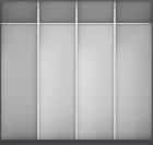 КОРПУС ШКАФА 2400*600*2300 ММ С АНТРЕСОЛЬНЫМИ ПОЛКАМИ (Корпус: ГРАФИТ, Наполнение: БЕЛЫЙ легкий шелк) - фото 3 - миниатюра