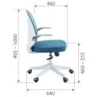 CHAIRMAN CH 107 (голубой) - фото 6 - миниатюра