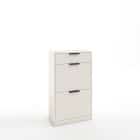 ТУМБА ПОД ОБУВЬ (АРТ. ТО-3) (600*330*1036ММ) (тэффи/наполнение графит/ ручка СА-6, цвет - черный) - фото 1 - миниатюра