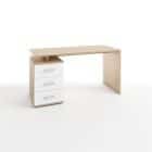 РУАН (корпус дуб сонома/ фасад белый шагрень) - фото 1 - миниатюра