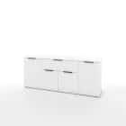 ОСЛО (OSLO) (белый шагрень/ ручка СА-1, цвет - черный) - фото 1 - миниатюра