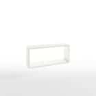 ПОЛКА №5 (800*200*350 ММ) (белый шагрень) - фото 1 - миниатюра