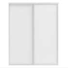 ОРИОН (ЛДСП) (белый шагрень/профиль С хром) - фото 1 - миниатюра