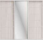 СТИВ (ЗЕРКАЛО/ЛДСП) (ясень светлый/профиль С хром) - фото 1 - миниатюра