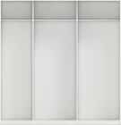 КОРПУС ШКАФА 2200*600*2300 ММ С АНТРЕСОЛЬНЫМИ ПОЛКАМИ (Корпус: БЕЛЫЙ легкий шелк, Наполнение: БЕЛЫЙ легкий шелк) - фото 3 - миниатюра