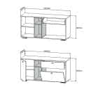 ЛАНС (графит/дуб бунратти) - фото 3 - миниатюра