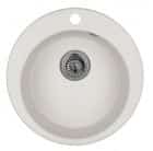 EMAR ГРАНИТ EM-4801 МОЙКА ВРЕЗНАЯ КРУГЛАЯ D480, С ВЫРЕЗОМ ПОД СМЕСИТЕЛЬ (арктик/агат) - фото 1 - миниатюра