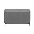 НИКА (Текстиль BRAVO cloud (серый букле), Цвет краски: Черный муар мат. RAL 9005) - фото 1 - миниатюра