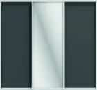 ОРИОН (ЗЕРКАЛО/ЛДСП) (графит/профиль С хром) - фото 2 - миниатюра