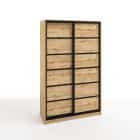 СТИВ (дуб вотан/дуб вотан/профиль черный) - фото 1 - миниатюра