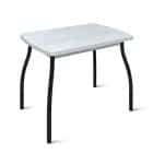 ГРАНД.4 (столешница: цемент/каркас: Черная матовая (муар)) - фото 1 - миниатюра