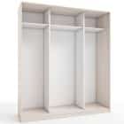 КОРПУС ШКАФА 2000*600*2300 ММ С АНТРЕСОЛЬНЫМИ ПОЛКАМИ (Корпус: ЯСЕНЬ СВЕТЛЫЙ, Наполнение: БЕЛЫЙ шагрень) - фото 1 - миниатюра