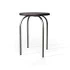 ЛОТОС (ножки серебро/мягкая часть Борнео умбер) - фото 1 - миниатюра