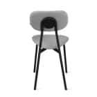 МОДЕРН (Текстиль DREAM steel (светло-серый)/каркас черный муар) - фото 3 - миниатюра