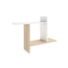 ПОЛКА НАВЕСНАЯ ТИП 18 (768*200*550 ММ) (дуб сонома/белый шагрень) - фото 1 - миниатюра