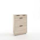 ТУМБА ПОД ОБУВЬ (АРТ. ТО-2М) (700*330*1024ММ) (либерти/наполнение графит/ ручка СА-6, цвет - черный) - фото 1 - миниатюра