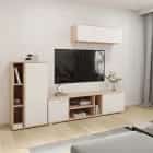 ХИЛТОН (Дуб крафт золотой/Белый матовый) - фото 2 - миниатюра