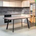 БЕРНАР (БОРГ)-140 (Дуб веллингтон/Чёрный) - фото 5 - миниатюра