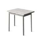 ДУЭТ СОР-4 (столешница: Дуб канадский/ каркас: Алюминий RAL 9006) - фото 1 - миниатюра