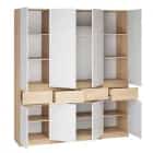 СТОУБИ (дуб крафт золотой/глянец белый) - фото 2 - миниатюра