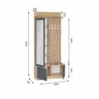 СТОУБИ (дуб крафт золотой/серый графит) - фото 2 - миниатюра