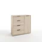 ЛАРС-4.1 (либерти (тиснение дуб)/ручка СА-1, цвет - черный) - фото 1 - миниатюра