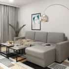 ТЕТРИС (ЛДСП/МЕТАЛЛ Черный/ЛДСП Графит серый (0001/0097)) - фото 2 - миниатюра