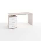 РУАН (корпус ясень светлый/ фасад белый легкий шелк) - фото 1 - миниатюра