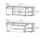 ЛАНС (белый/дуб бунратти) - фото 3 - миниатюра