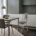 ВЕНСКИЙ-М (сиденье: ВИК MARVEL gray (серый)/каркас: алюминий (светло-серый)) - фото 3 - миниатюра