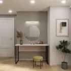 ЗЕРКАЛО КРУГЛОЕ (АРТ. 927697) 750*750*20ММ (дуб мария) - фото 2 - миниатюра