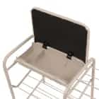 ЭТАЖЕРКА С ЯЩИКОМ (АРТ. ЭТП1-1) (ЭТП1-1/БЖ слоновая кость/бежевый металлик) - фото 2 - миниатюра