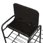 ЭТАЖЕРКА С ЯЩИКОМ (АРТ. ЭТП1-1) (ЭТП1-1/Ч черный/матовый черный) - фото 2 - миниатюра