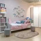 ДЖУНИОР (тэффи (легкий шелк)/белый шагрень) - фото 3 - миниатюра